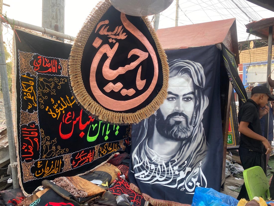 بضائع محرم ملأت سوق الناصرية.. كلّ شيء موجود من الصين وإيران (صور)