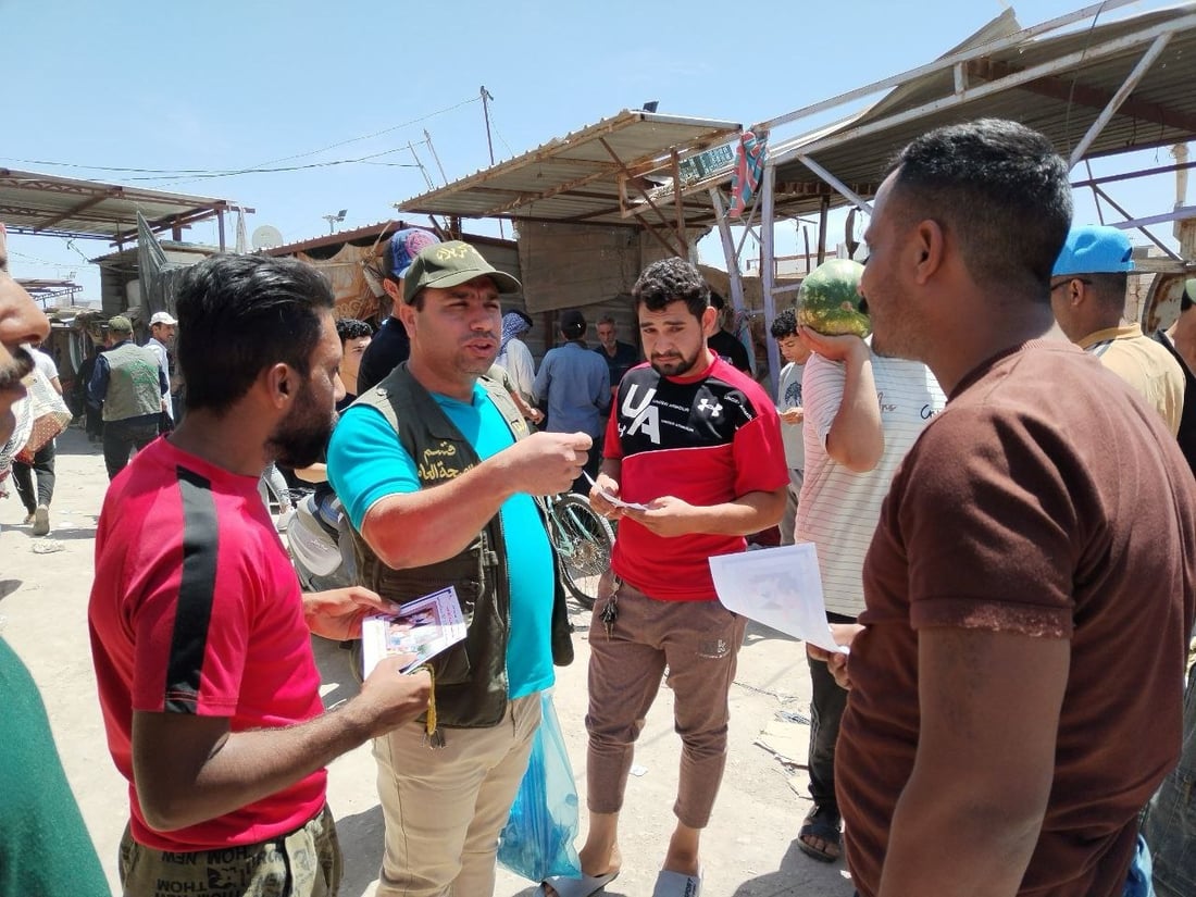 صور: انتشار في كربلاء لفحص الطعام وتحذير من “أمراض آسيوية”
