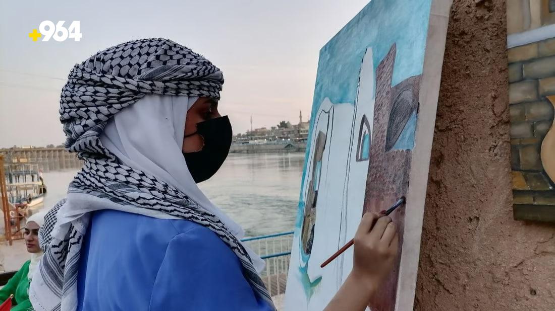 Artists in Iraq hold exhibition in solidarity with Gaza