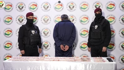 لە هەولێر کەسێک بە 25 ملیۆن دیناری ساختەوە گیرا