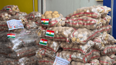 شەش هەزار تۆن پەتاتەی هەولێر هەناردەی ئیمارات دەکرێت