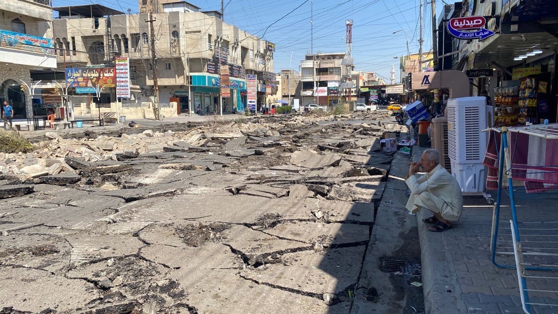 صور من تقدّم العمل في شارع المستودع لكن الرمادي لن تصبر 8 أشهر!