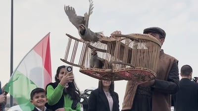 Sulaymaniyah man releases 100 Chukar Partridges in wildlife preservation effort