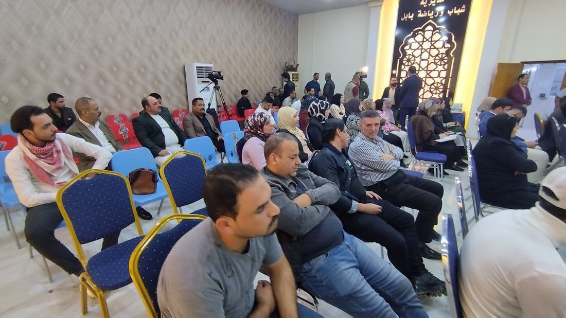 تكريماً لتشرين وغزة.. مسرح كربلائي صامت وأفلام وقصائد خلال مهرجان في الحلة (صور)