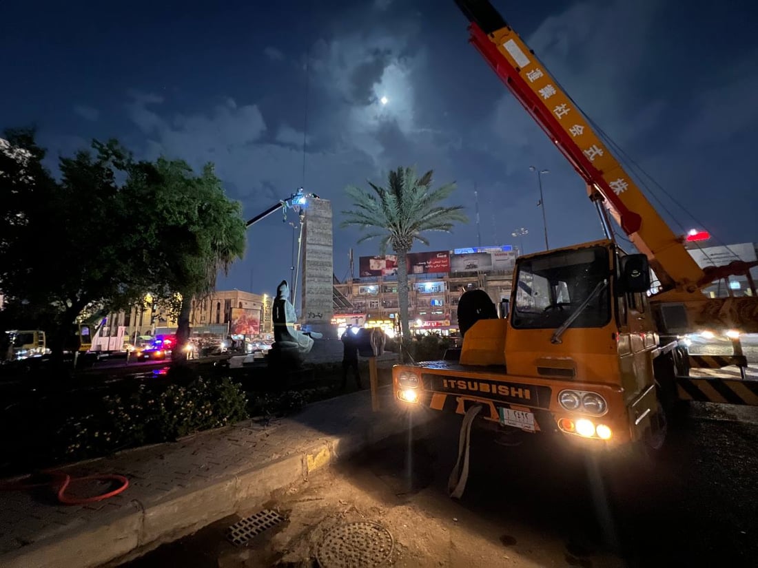 نصب “فتاة بغداد” في الأندلس مجدداً.. نقلها إلى العلاوي “كان قراراً فردياً”