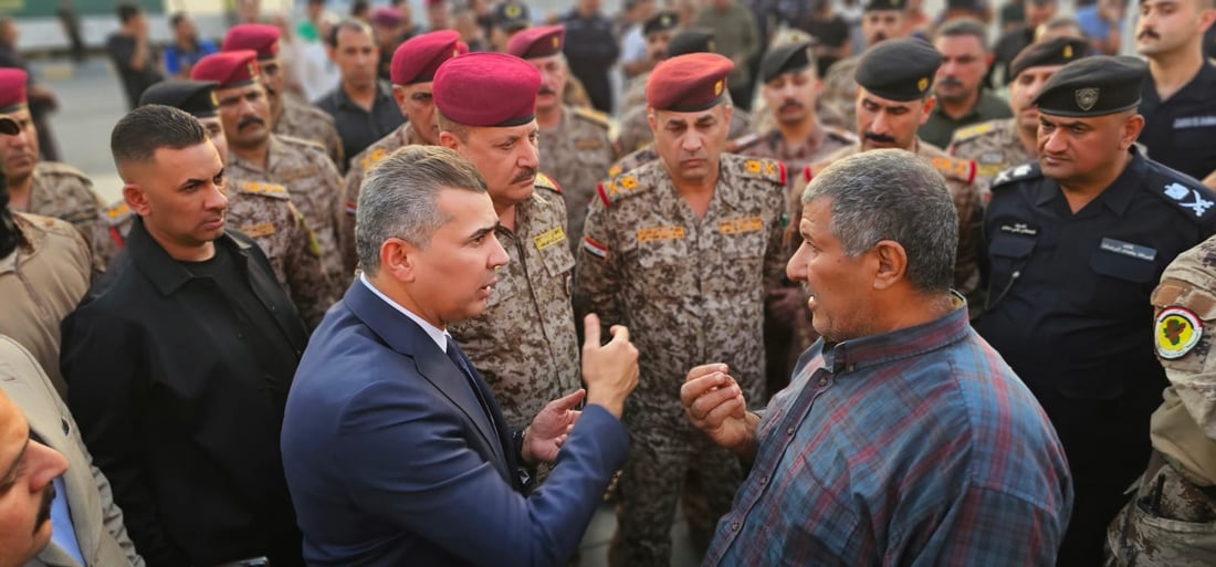 متظاهرو تشرين لوفد الزيدي: نريد حصر السلاح بيد الدولة ومحاسبة الفاسدين