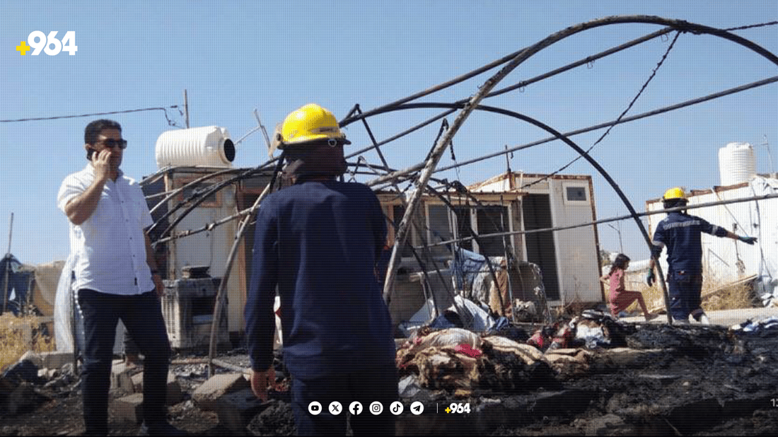 لە بەردەڕەش ئاگر کەوتەوە و منداڵێک گیانی لەدەستدا