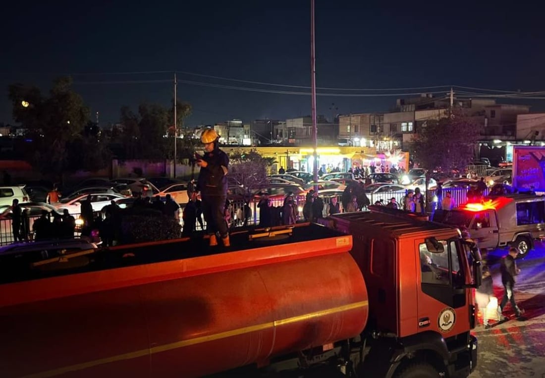 Fire contained in Erbil’s Langa market