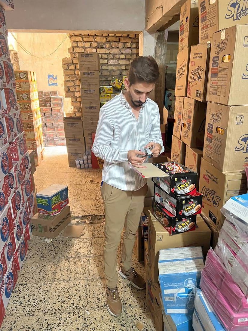 لە خورماتوو زیاتر لە 100 کیلۆ مادەی خۆراکی بەسەرچوو دەستی بەسەراگیرا