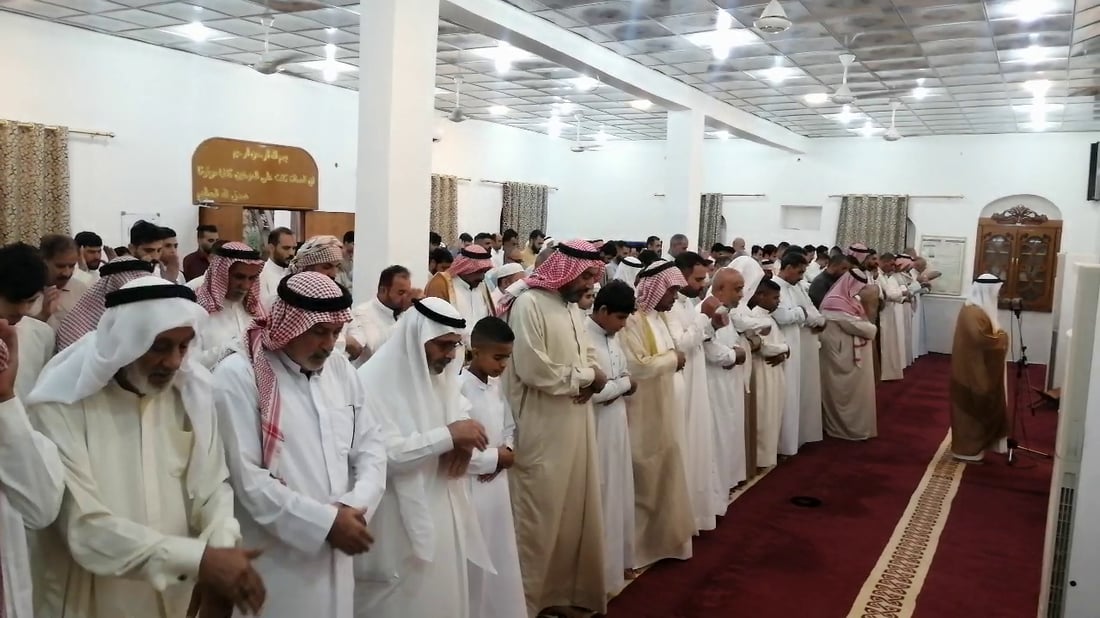 صور لصلاة العيد في سوق الشيوخ.. الجامع الكبير اكتظ بالمصلين