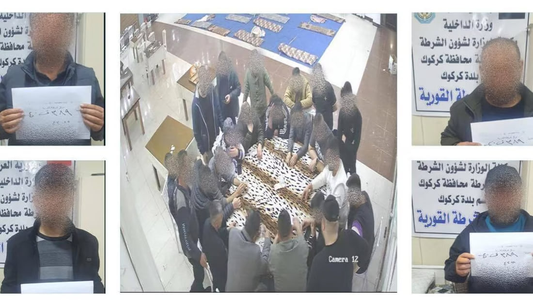 Kirkuk police arrest 33 for gambling