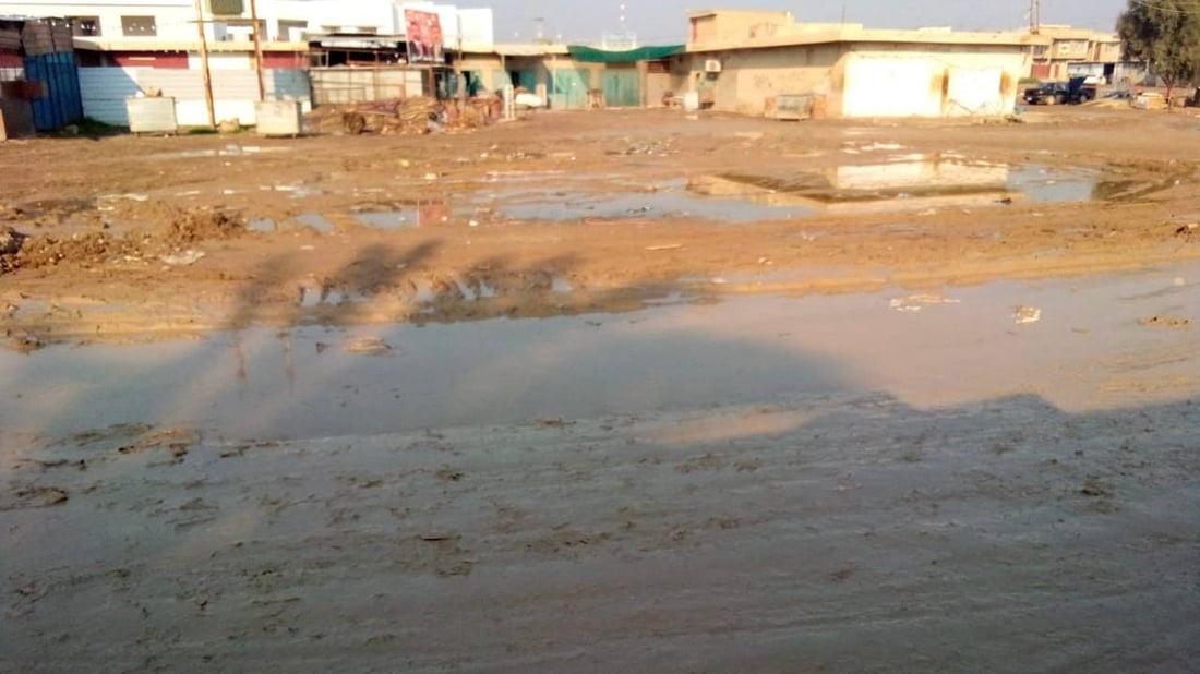 صور من الطارمية: ننتظر المجلس الجديد.. توقف المطر منذ يومين لكن الشوارع مغلقة!