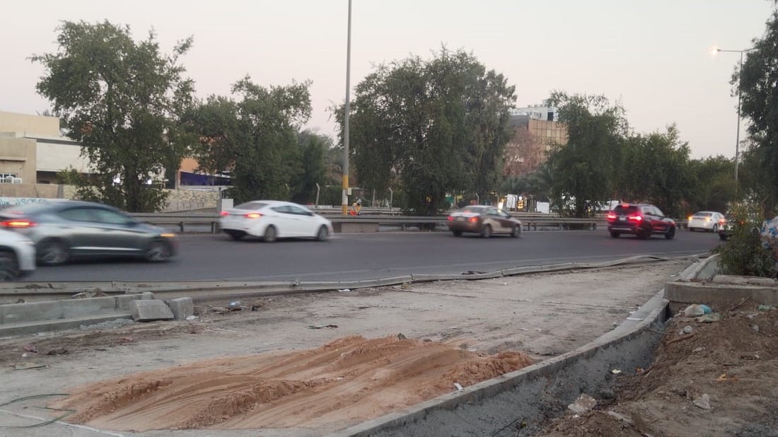 عبور المنطقة الخضراء أسهل وأسرع.. مداخل ومخارج جديدة على سريع القادسية (صور)