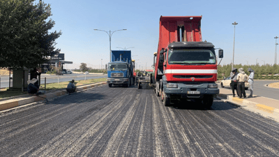 بەم هەینییە قیرتاوکردنی بەشێکی شەقامی مەلیک مەحمود دەستی پێکرد 