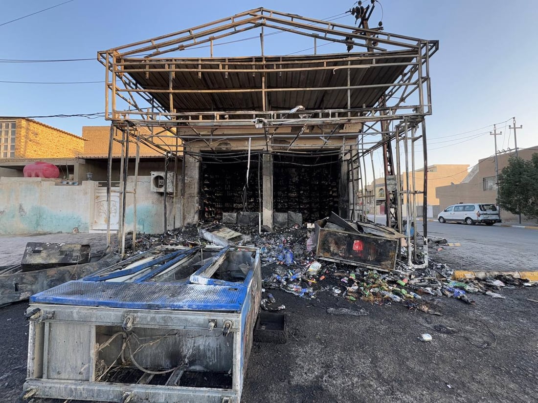 صور: ماركت السيد تحول إلى رماد في أول ساعات 2025.. قد تكون “صعادات الكرسمس”