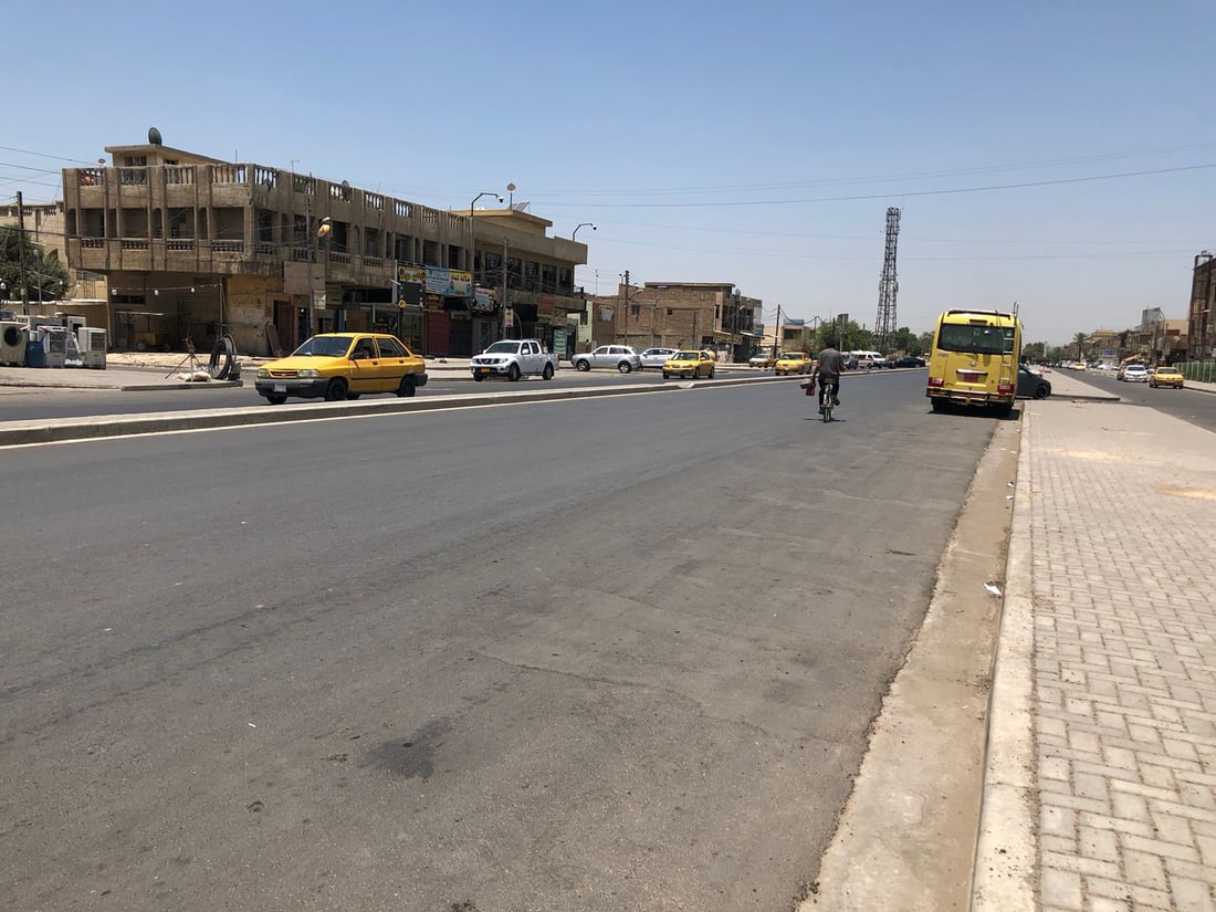 صور من شارع الشلامجة في حي العامل البغدادي: مبلط وجميل.. لا تنقصه إلا الحاويات!