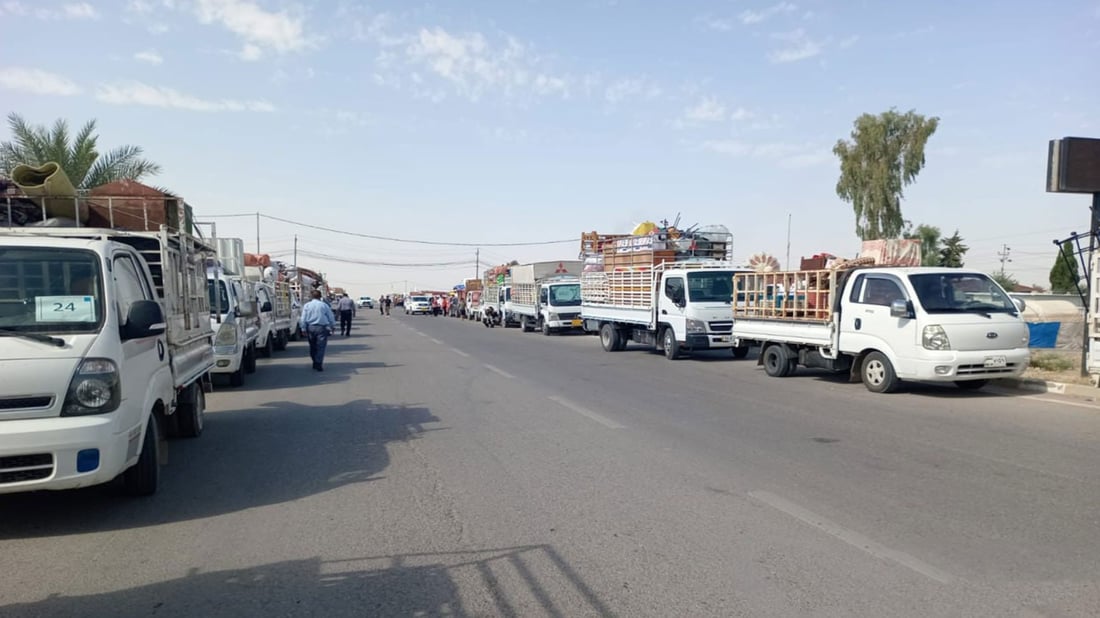 734 خێزانی ئاوارە لە کەمپێکی سلێمانییەوە گەڕانەوە زێدی خۆیان