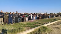 لە کفری پیر و گەنج کۆبوونەوە و نوێژە بارانەیان ئەنجامد...