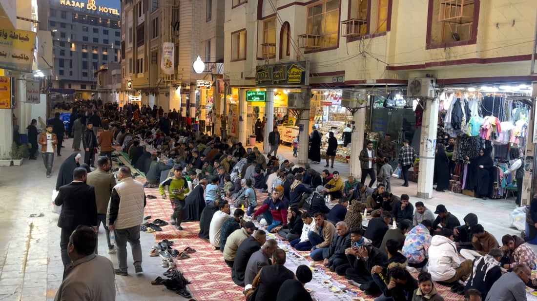Najaf iftar service doubles daily meals for shrine visitors