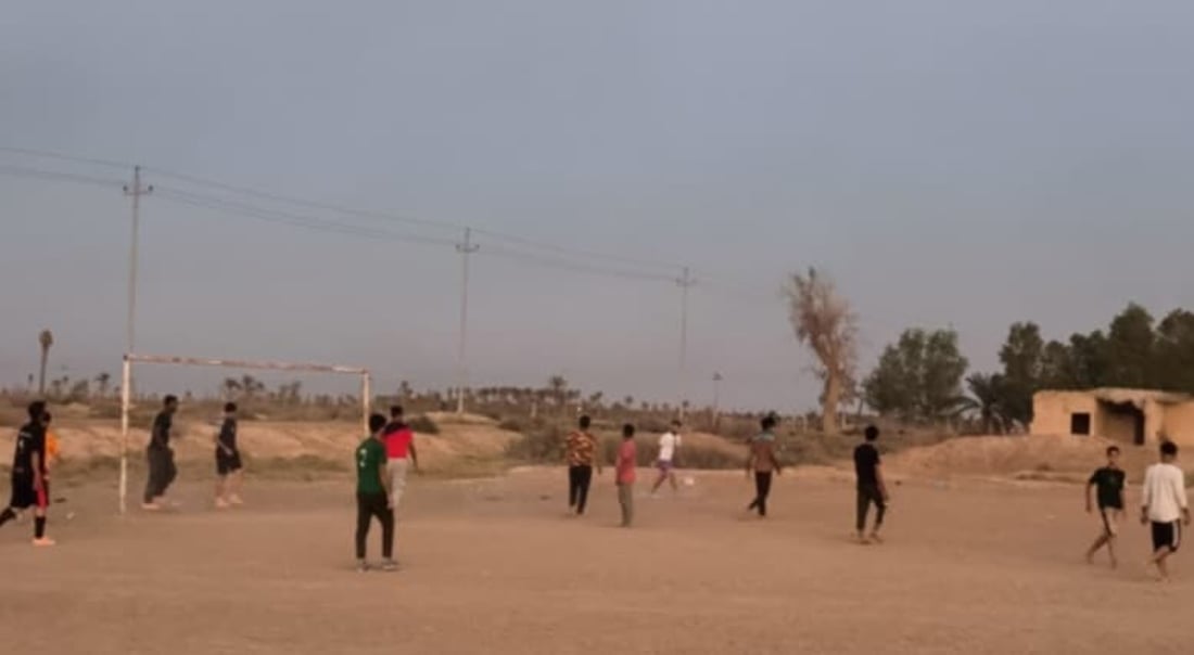 Al-Faw village calls for sports facilities after years of playing on unsafe dirt field