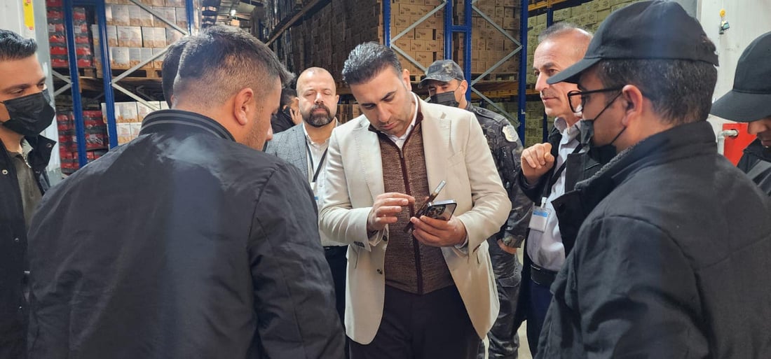 لیژنەکانى چاودێرى بازرگانى 10 کۆگاى خۆراکیان داخست