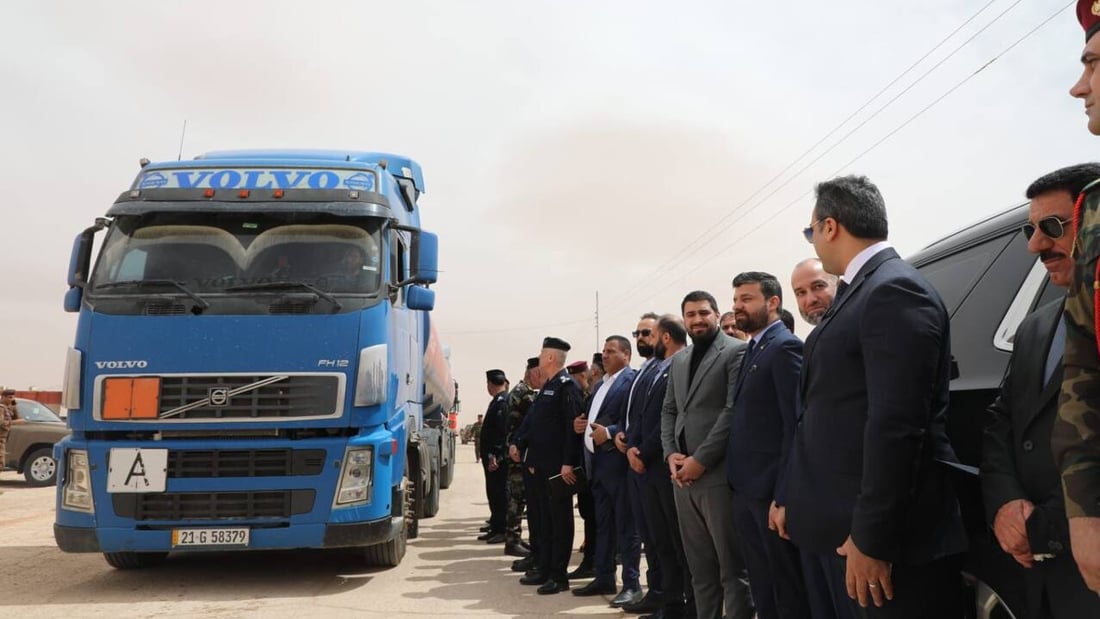 Iraq reopens al-Waleed border crossing with Syria after 11 years as oil tankers begin flowing