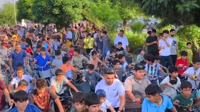 کەرنەڤاڵێکی پاسکیلسواری لە شارەزوور بەڕێوەچوو