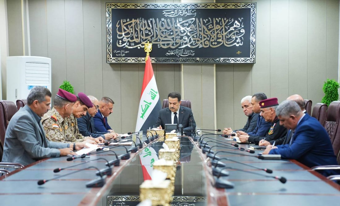 السوداني في مقر قيادة العمليات لمناقشة تطورات الحرب