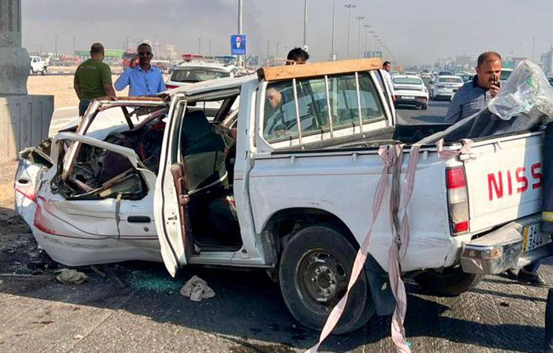 حادث مأساوي في الزبير.. تهشم “بيك أب” ومصرع سائقها بعد اصطدامه بخرسانة جسر