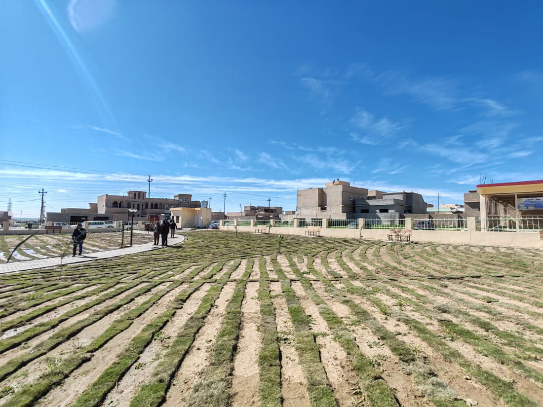 Rojhilat Garden opens in Sinjar, symbolizing community resilience