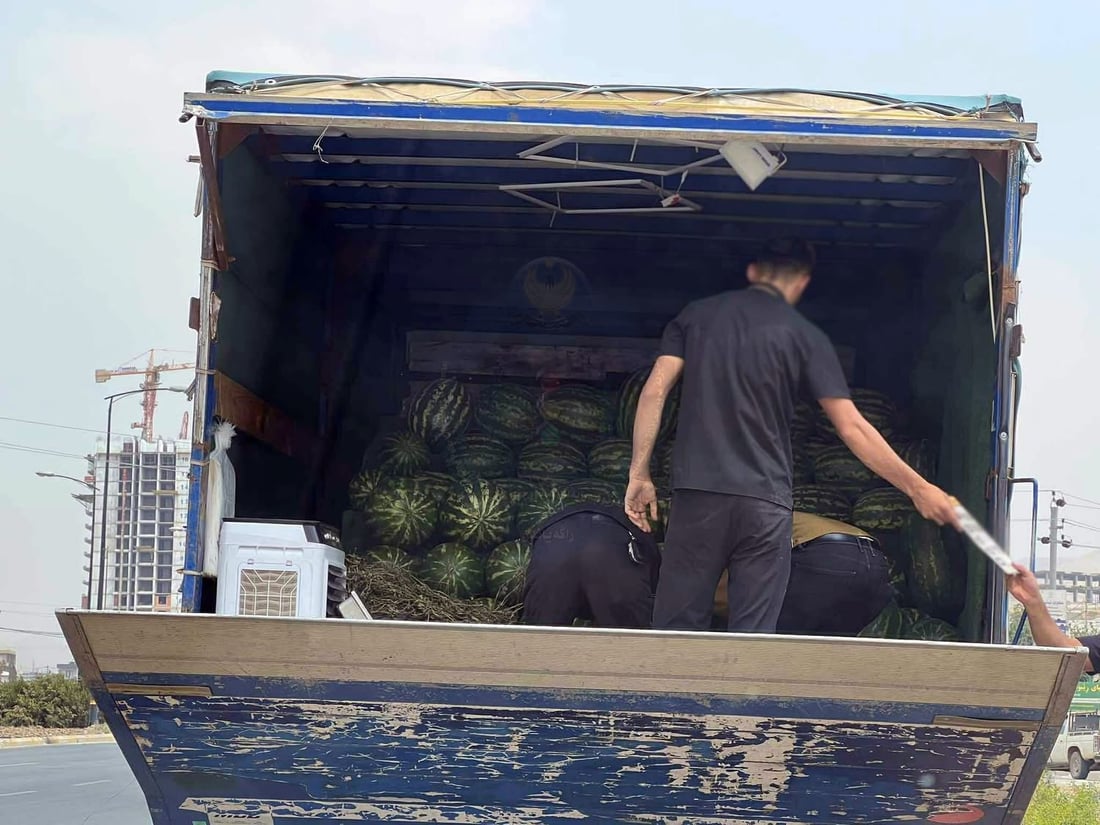هاتوچۆی سلێمانی لێپێچینەوە لە میوەفرۆشەکانی سەر شەقام دەکات