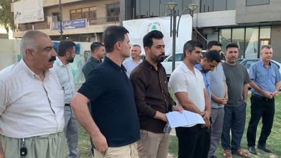 لەدوای دابەشکردنی زەوی لەکەلار بەشێک لە مامۆستا و فەرمانبەران گردبوونەوە