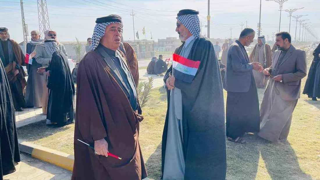 صور من تظاهرة الحي العسكري في سوق الشيوخ.. والقائمقام: أصدرنا توجيهات