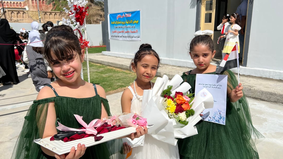 صور: سفوان تدشن مدرسة بـ3 طوابق ولديها 24 أخرى لا ينقصها إلا الأثاث!