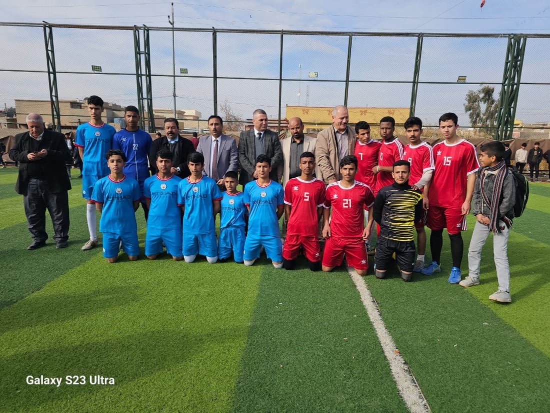 فريق المتوسطة أقوى من الإعدادية في ربيعة.. فاز بالبطولة وقائد الشرطة حضر النهائي