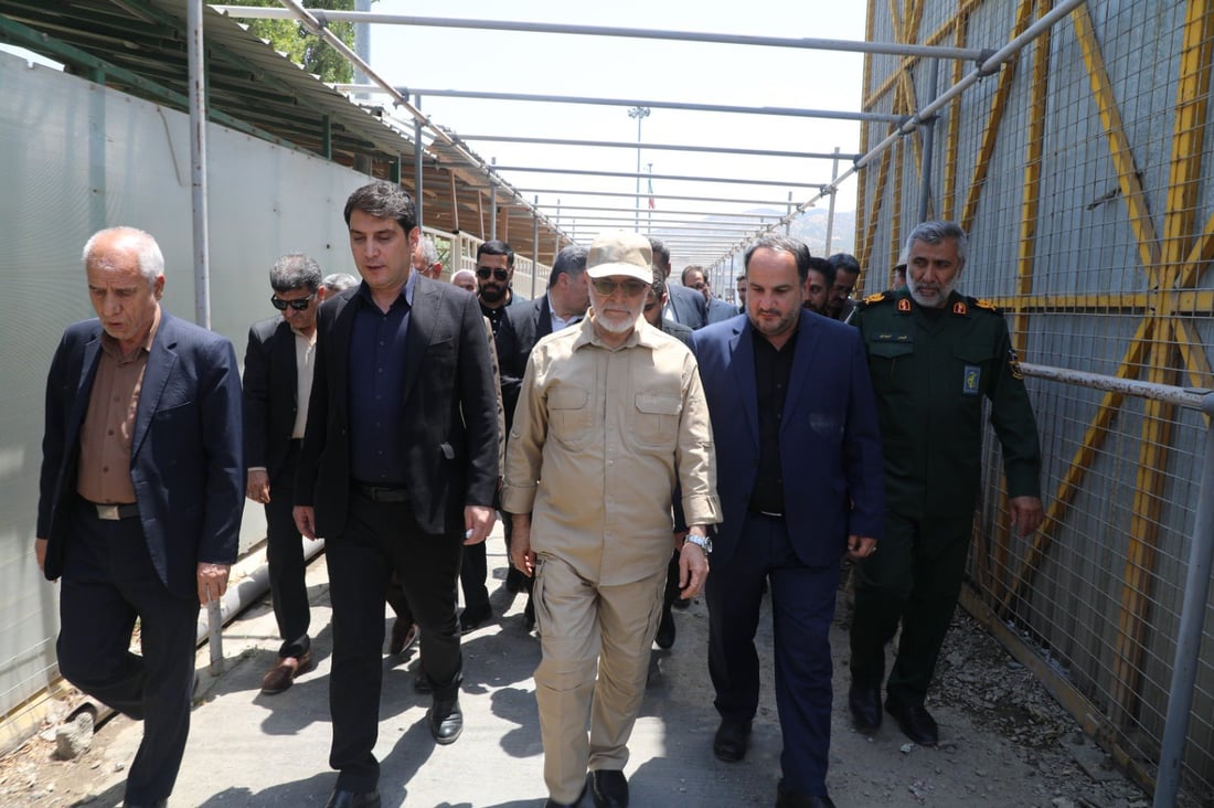 جێگرى وه‌زیرى ناوخۆى ئێران سه‌ردانى مه‌رزى باشماخى كرد