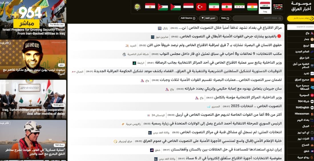 مباشر.. شبكة 964 تواكب عملية الاقتراع الخاص لحظة بلحظة