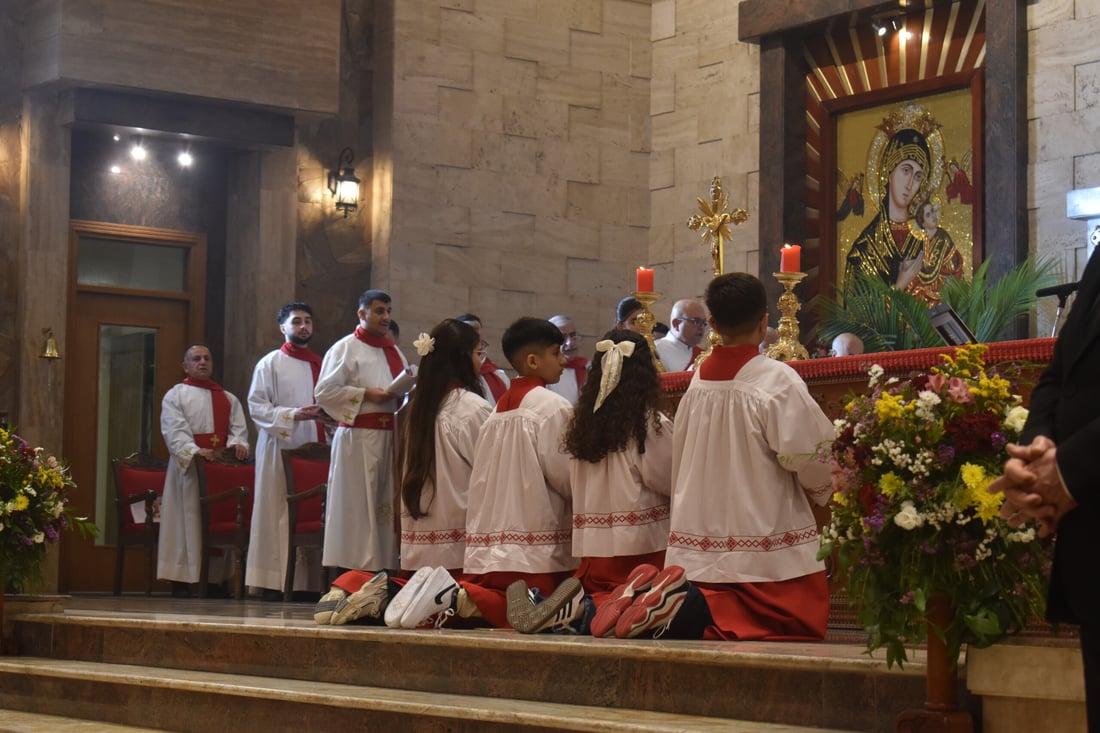 خميس الأسرار.. مشاهد من طقس غسل الأرجل بعد العشاء الأخير