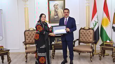 مامۆستا ئامه‌د لە هەولێر خەڵات كرا