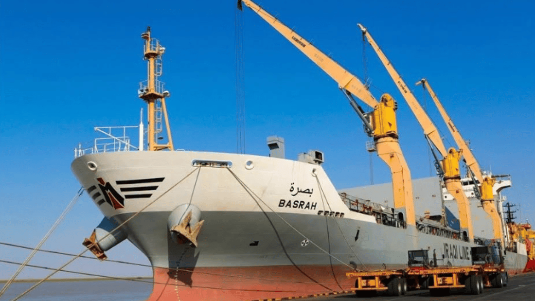 الخط البحري العراقي يستأنف رحلاته بالخليج لأول مرة منذ منتصف الستينيات