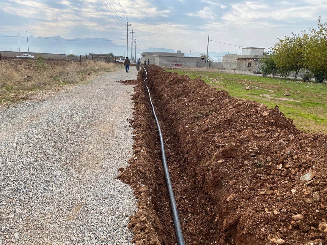 ئاوى خواردنه‌وه‌ ده‌گه‌یه‌ندرێته‌وه‌ 30 ماڵى گوندى به‌سته‌ستێن