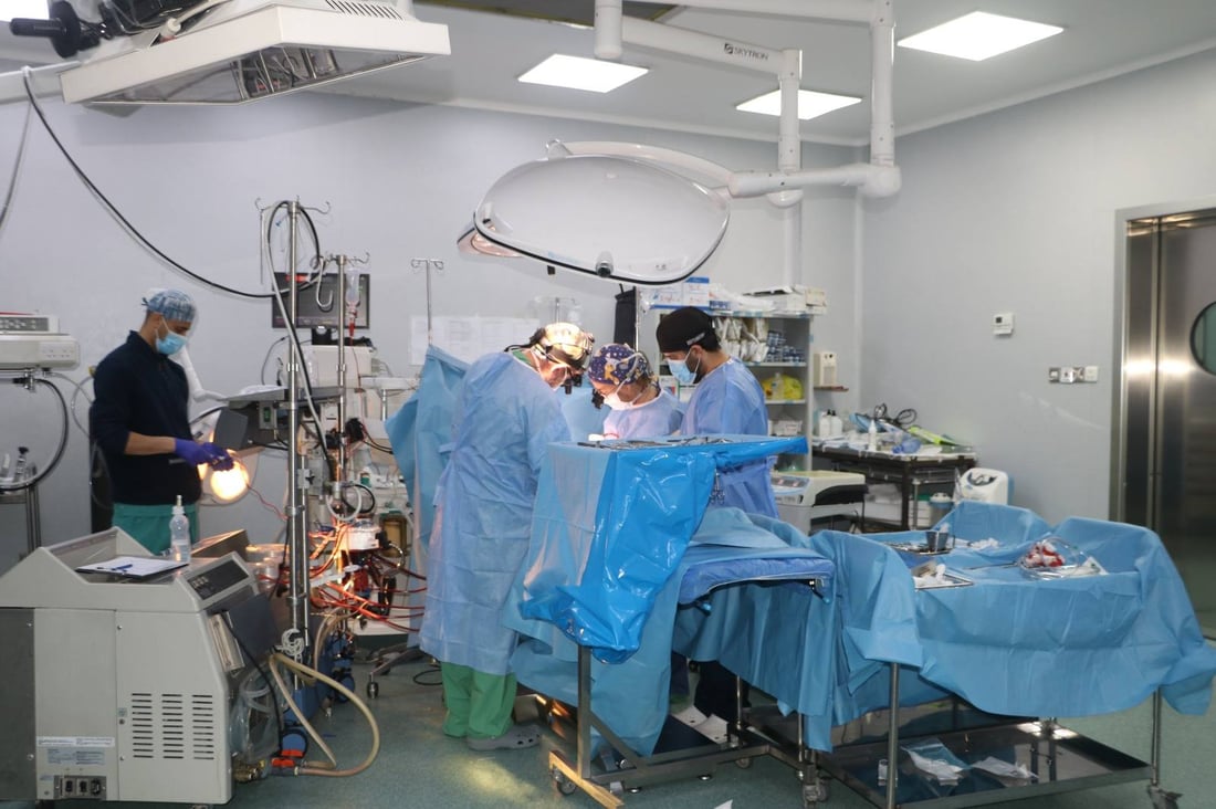 تیمێکی ئیتاڵی نەشتەرگەری بۆ منداڵانی نەخۆش دەکەن