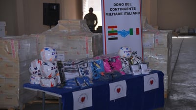 فەرماندەی هێزی زەمینی ئیتالیا هاوکاریی کەرتی پەروەردەی کرد