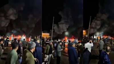 ئاگرێكی گەورە لە چۆمان هەڵگیرساوە