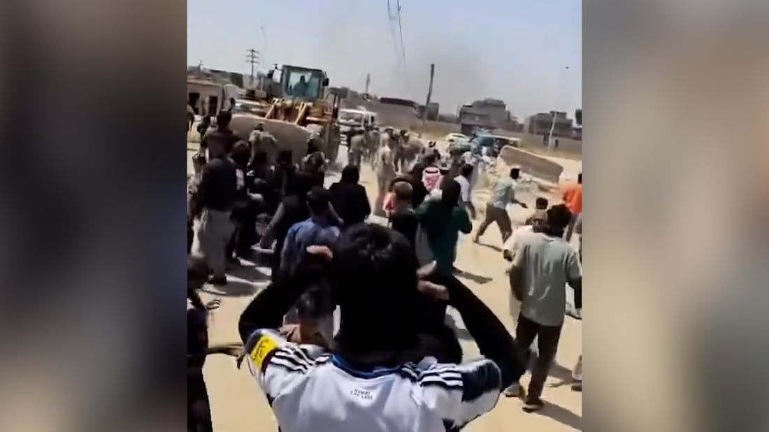 شاهد: رصاص حي واشتباكات بين الأمن والأهالي بعد إزالة تجاوزات في كركوك