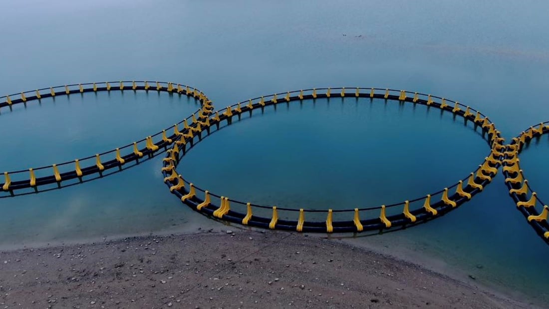 حكومة دهوك تنشر الصور الأولى لأكبر مشروع أسماك في العراق