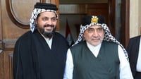 صور: عادل عبد المهدي وقيس الخزعلي بالزي العربي