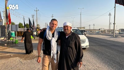 “لم أشاهد كهذا في حياتي”.. رحالة تشيكي يرافق الماشين من الفاو إلى كربلاء (فيديو)