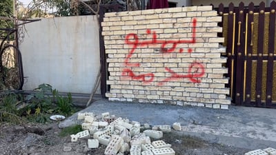 Walls blocking Baghdad homes erected overnight as investor claims longtime green space