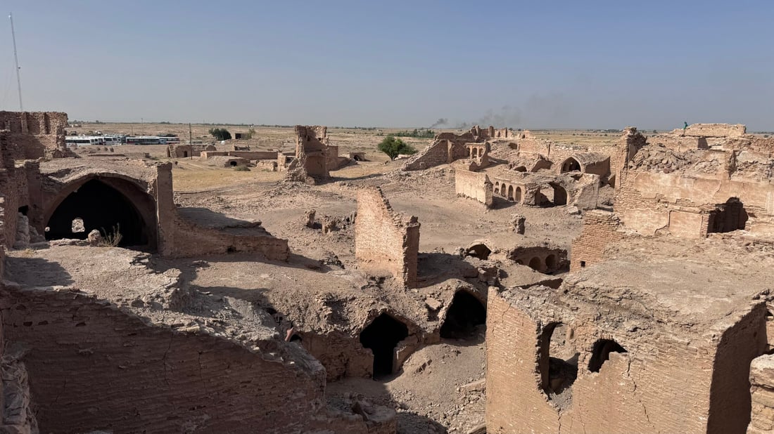 النجف تخشى انهيار قصر زبيدة زوجة الرشيد (صور)